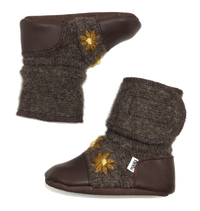 Nooks - Sunflower Felted Wool Booties