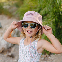Blush Waterproof Bucket Hat- Current Tyed