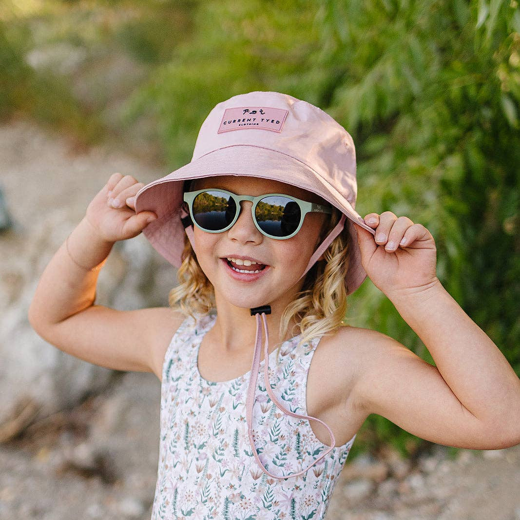 Blush Waterproof Bucket Hat- Current Tyed