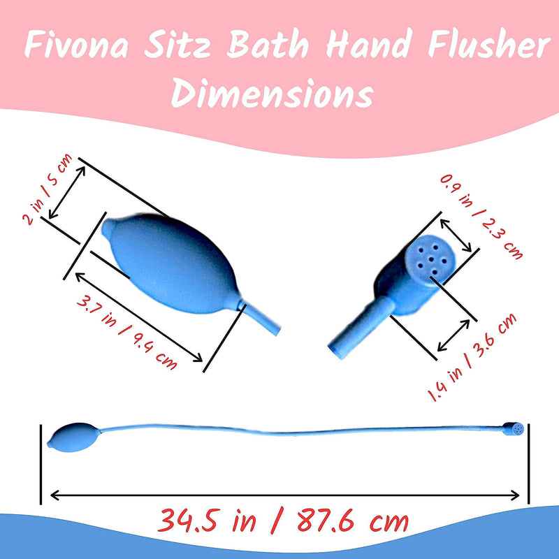Hand Flusher-Pump for Sitz Bath Soaking and Portable Bidet
