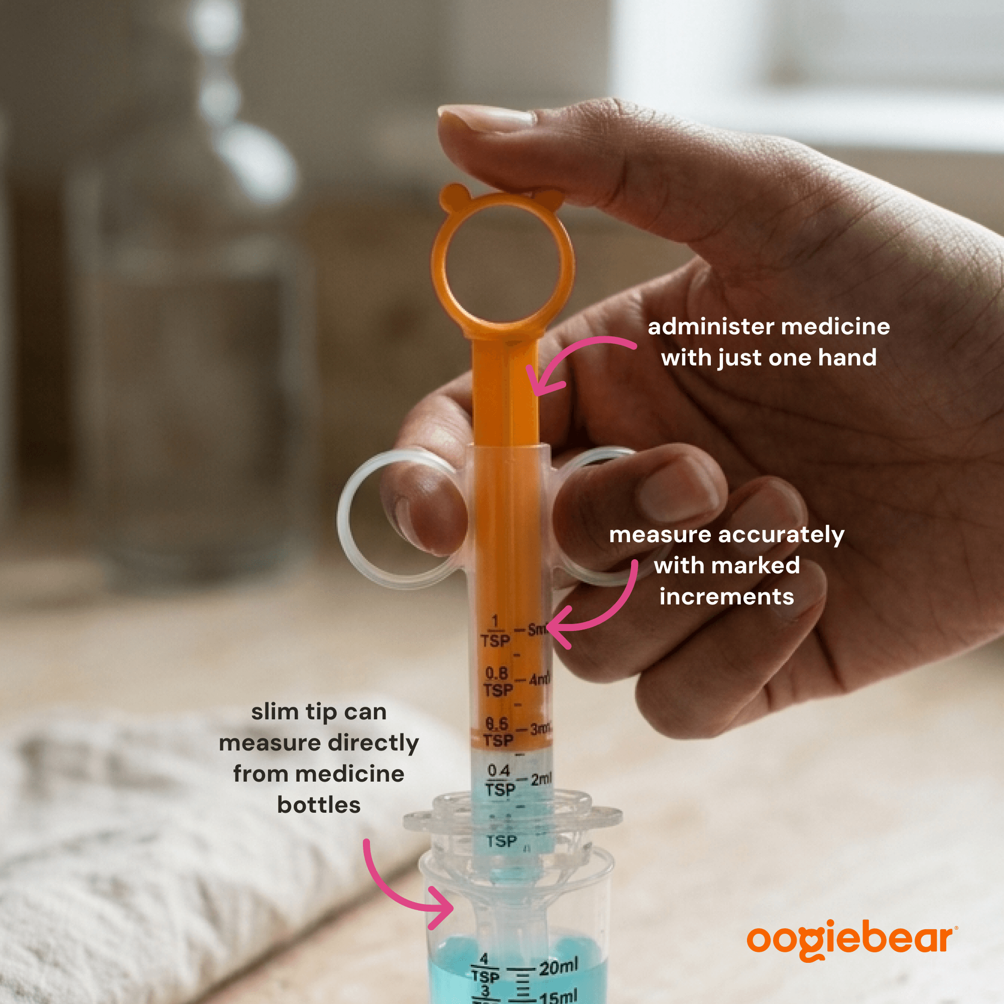 Oogiebear-Baby medicine syringe + feeder