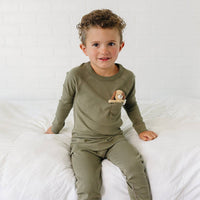 Our Little Treasures - Pajama Set in Olive