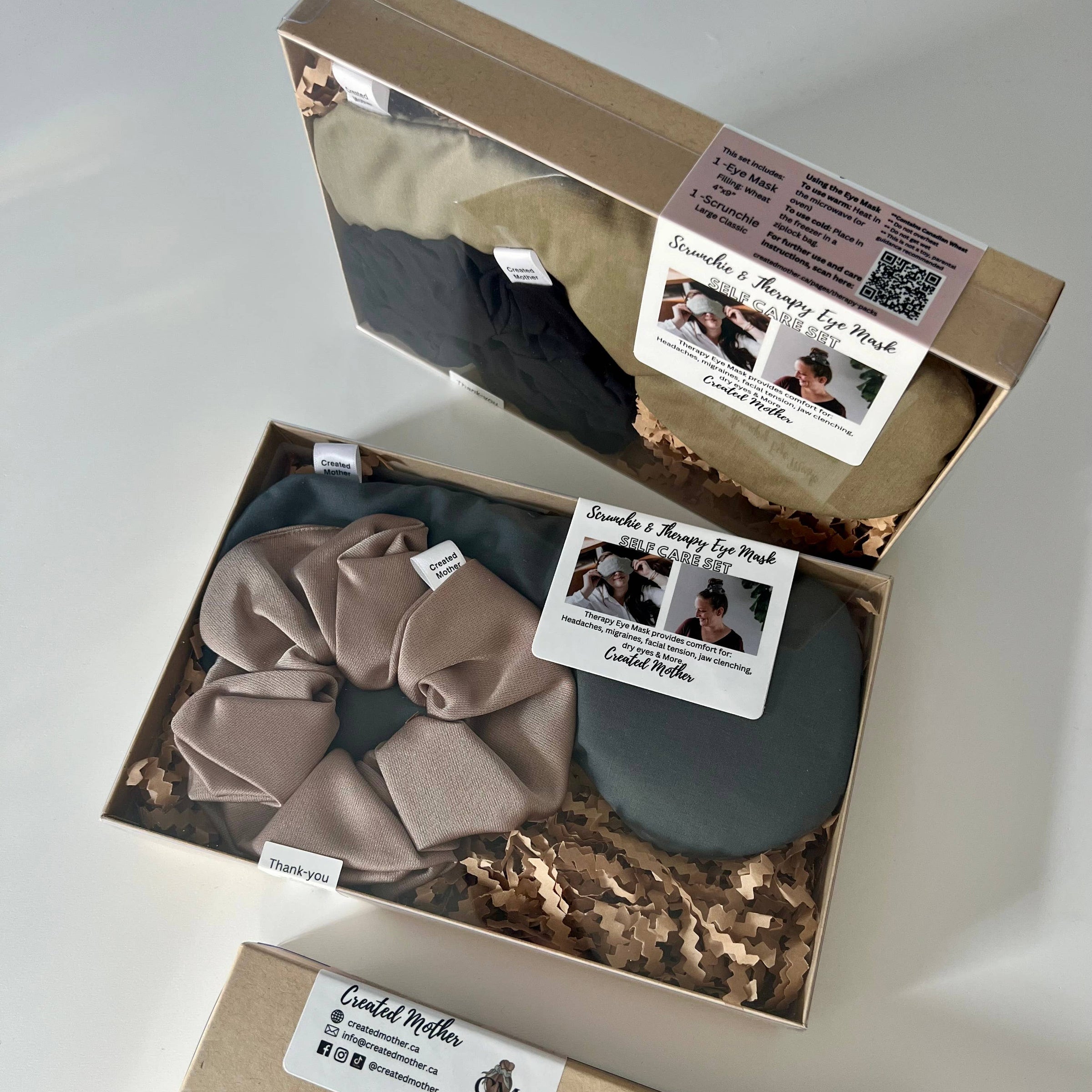 Self Care Set: Therapy Eye Mask & Scrunchie Set