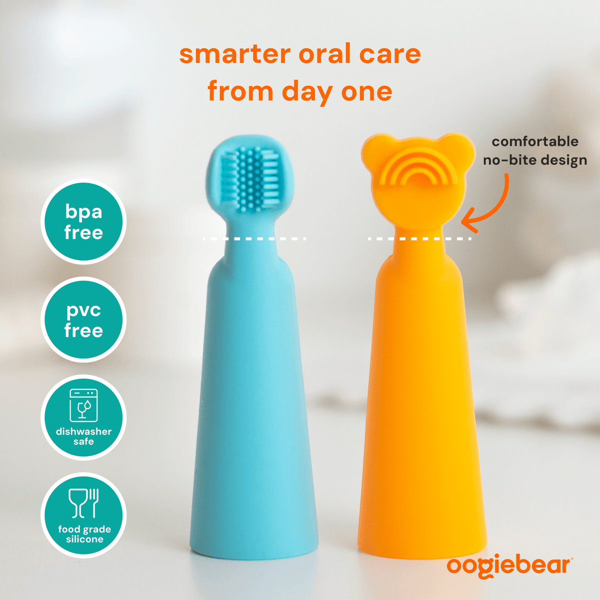 Oogiebear- Baby finger brush and tongue scraper