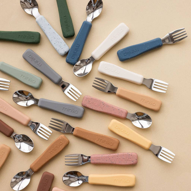 Fork and spoon set - Blush