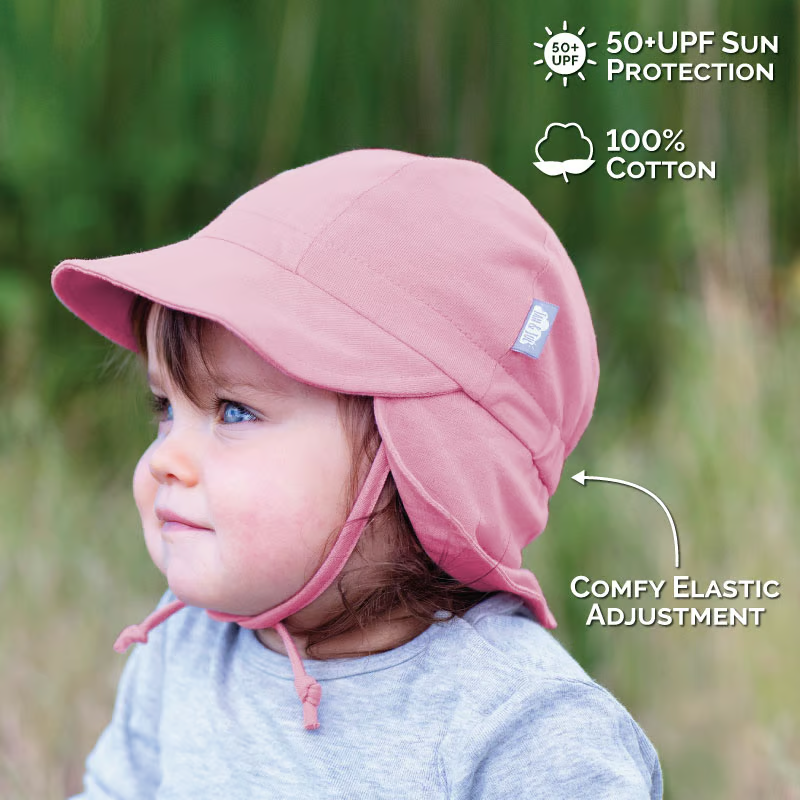 Jan & Jul Sun Soft Baby Cap- Light Pink