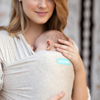 MOBY-Evolution Wrap Baby Carrier in Almond