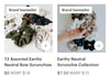 Assorted Earthy Neutral Scrunchies