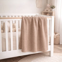 Muslin Swaddle Blanket - Caramel