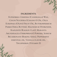 SOULDEO Peppermint + Vanilla Deodorant Travel Size