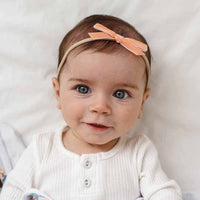 Snuggle Hunny - Coral - Velvet Bow