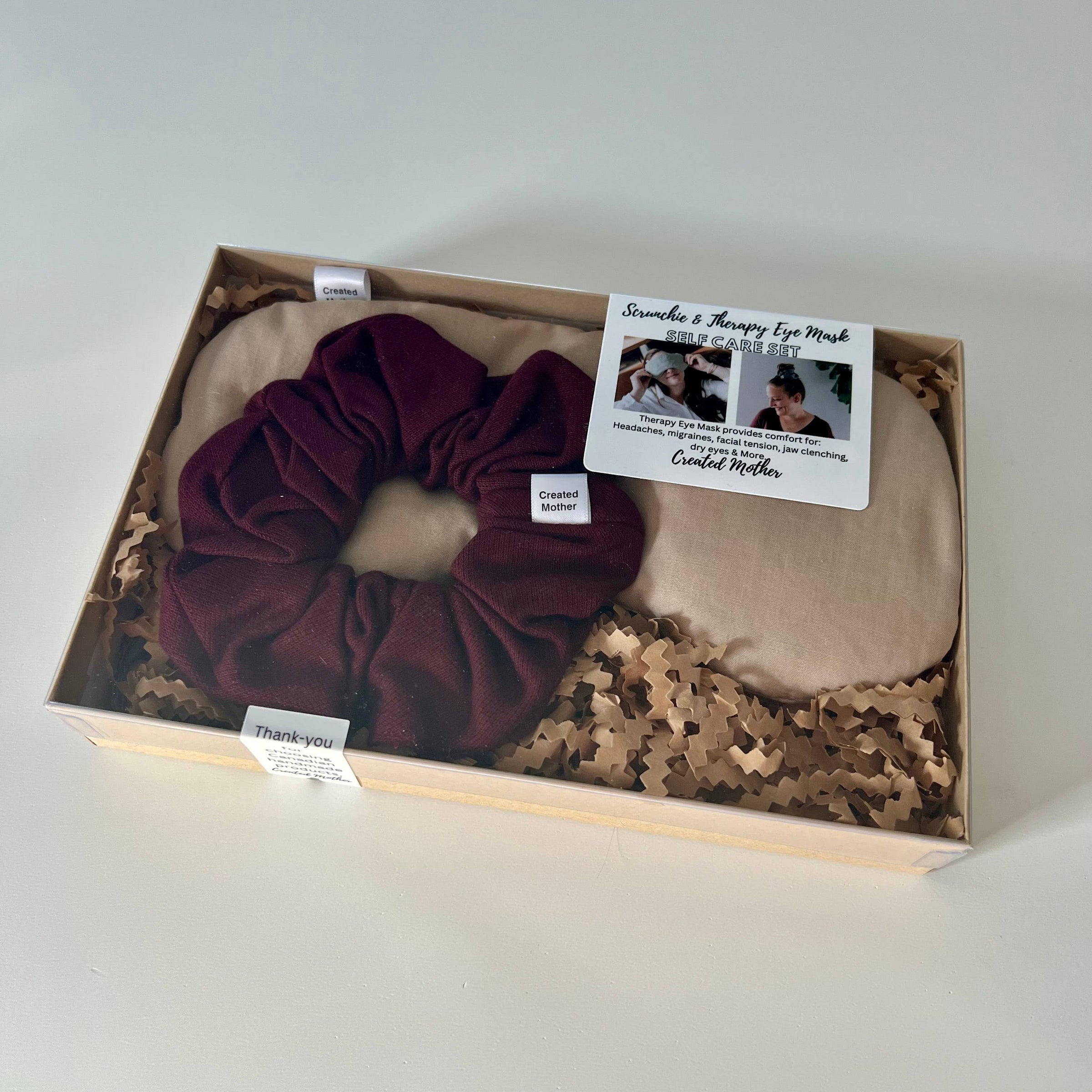 Self Care Set: Therapy Eye Mask & Scrunchie Set