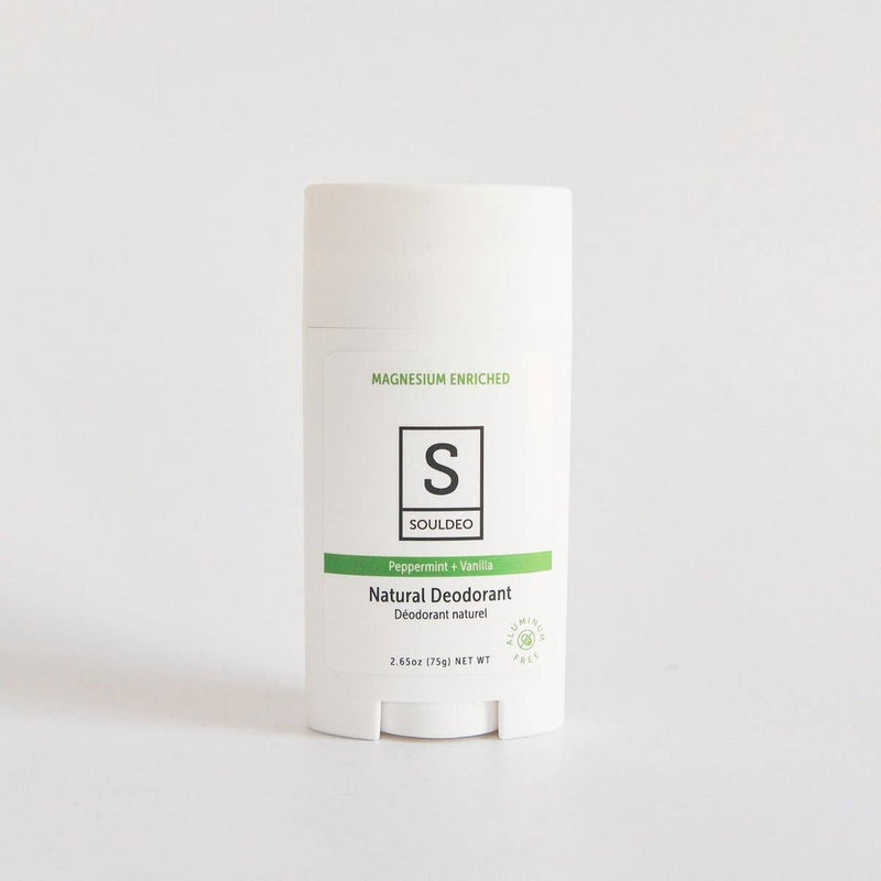 SOULDEO Peppermint + Vanilla Deodorant Travel Size