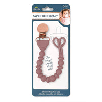 Sweetie Strap™ Silicone One-Piece Pacifier Clips