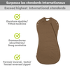 Bamboo newborn sleep sack - Moka (1.0 tog)