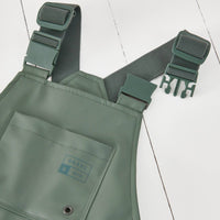 Khaki Kids Waterproof Rain Dungarees