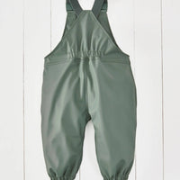 Khaki Kids Waterproof Rain Dungarees