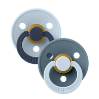 BIBS Pacifier -SIZE 1- Studio Colour- Fusion  (2 Pack)