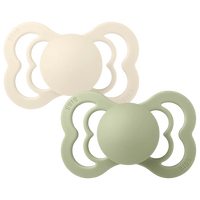 BIBS Pacifier - SIZE 2- Supreme- Natural Rubber (2 pack)