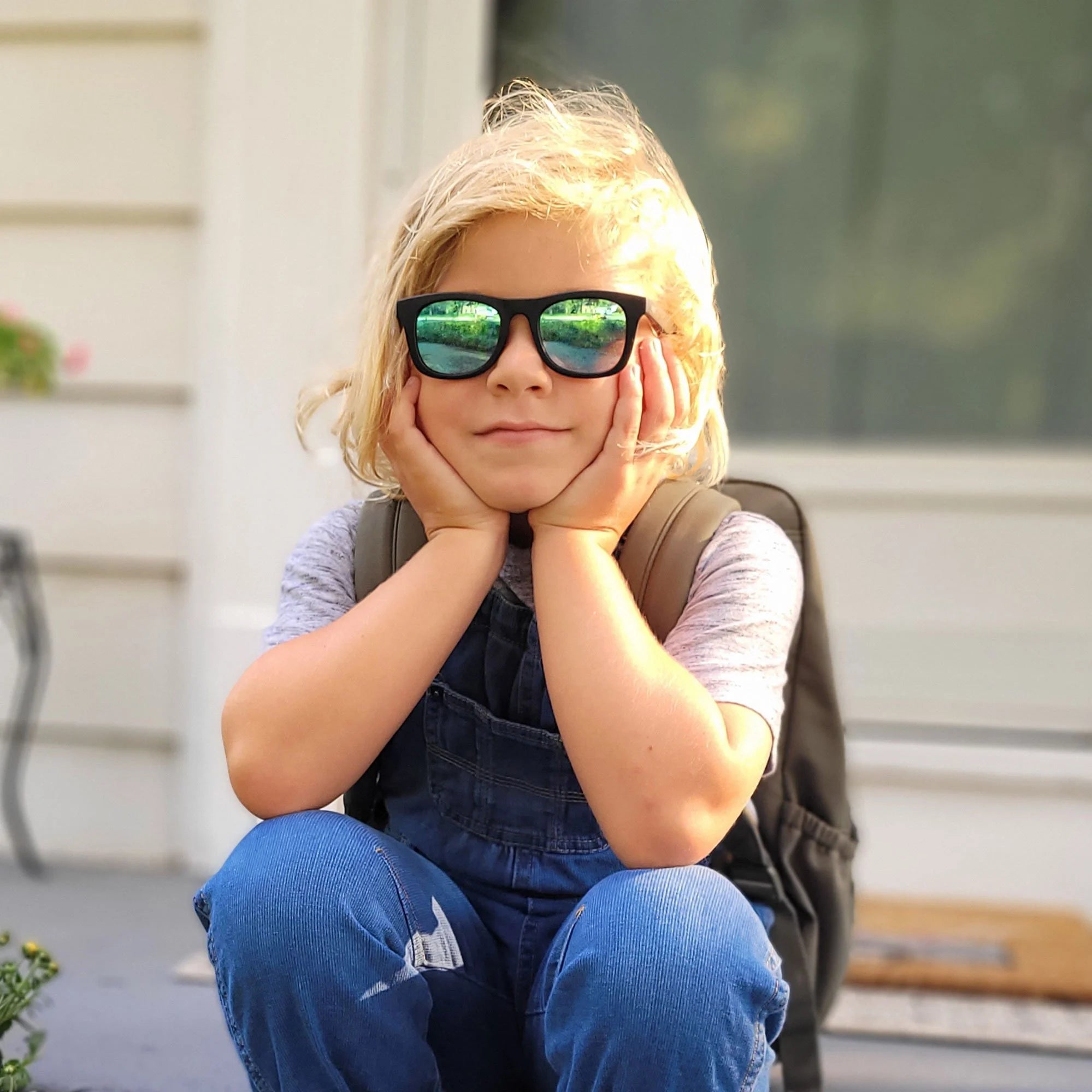 Jan & Jul Sunglasses Urban Xplorer - Black  with Aurora Lens