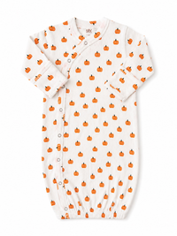 SIIX Collection -Pumpkin / Organic Pointelle Gown