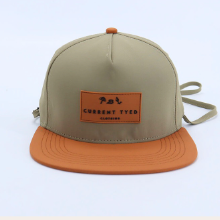 Earth Tone Colour Block Waterproof Snapback Hat- Current Tyed