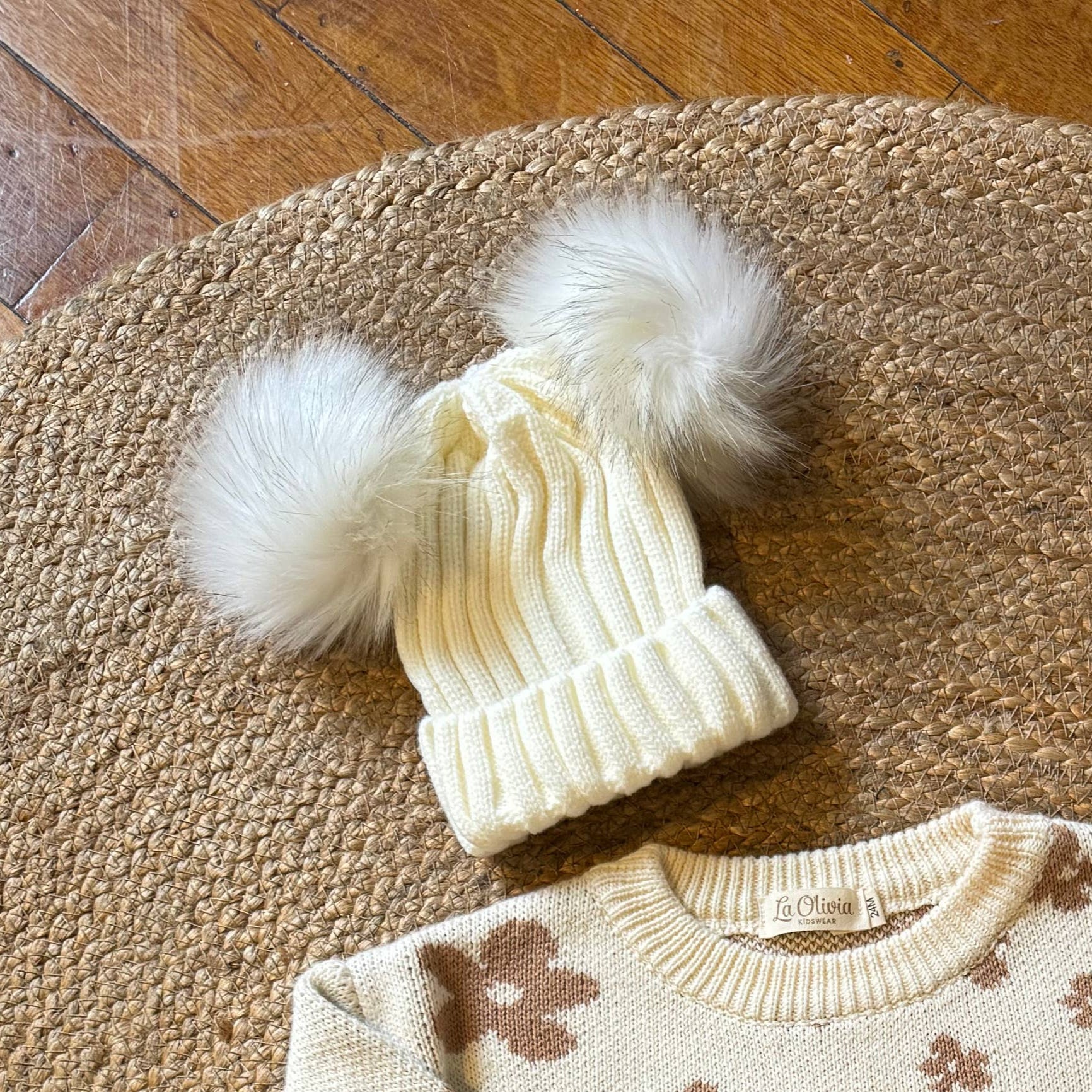 Hallie Pompom Beanie 
