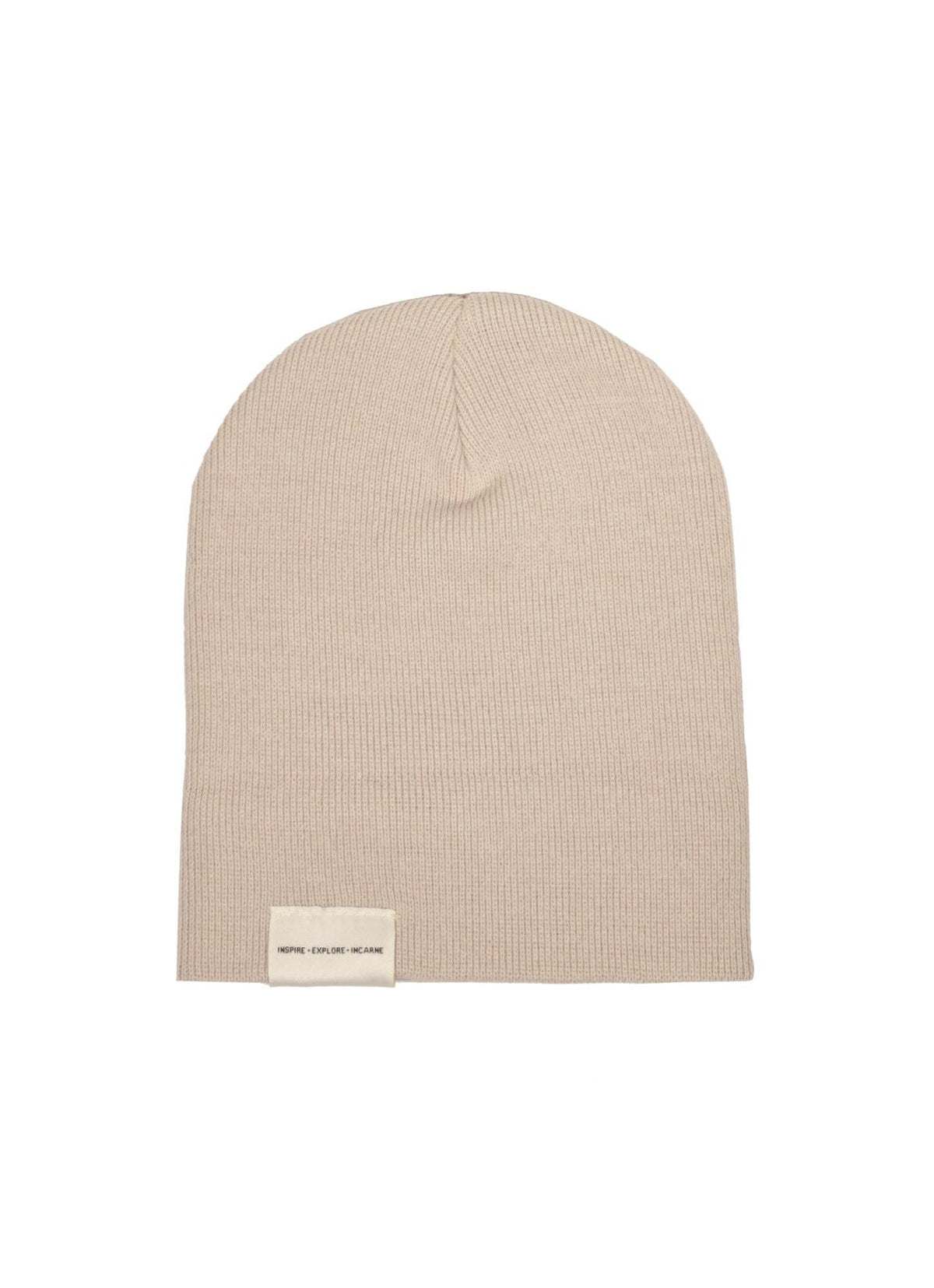 ECOGRIFFE Evolutionary Traditional Slouchy Beanie in IVORY - Baby Size