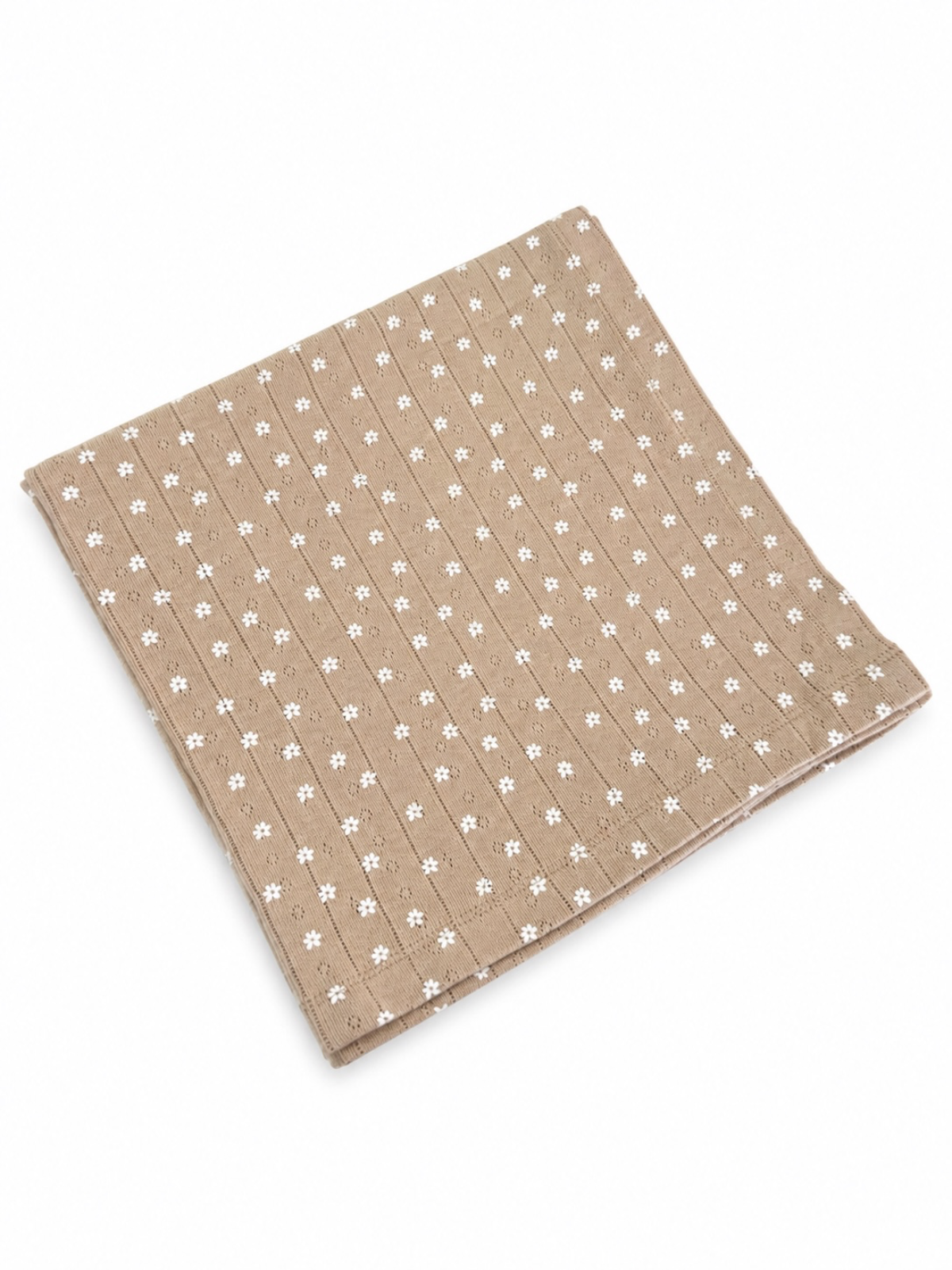 SIIX Collection - Almond Bloom / Organic Pointelle Swaddle
