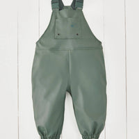 Khaki Kids Waterproof Rain Dungarees