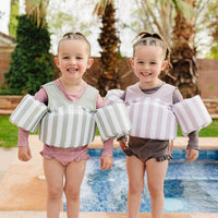 Floaties: Purple Striped  - Current Tyed