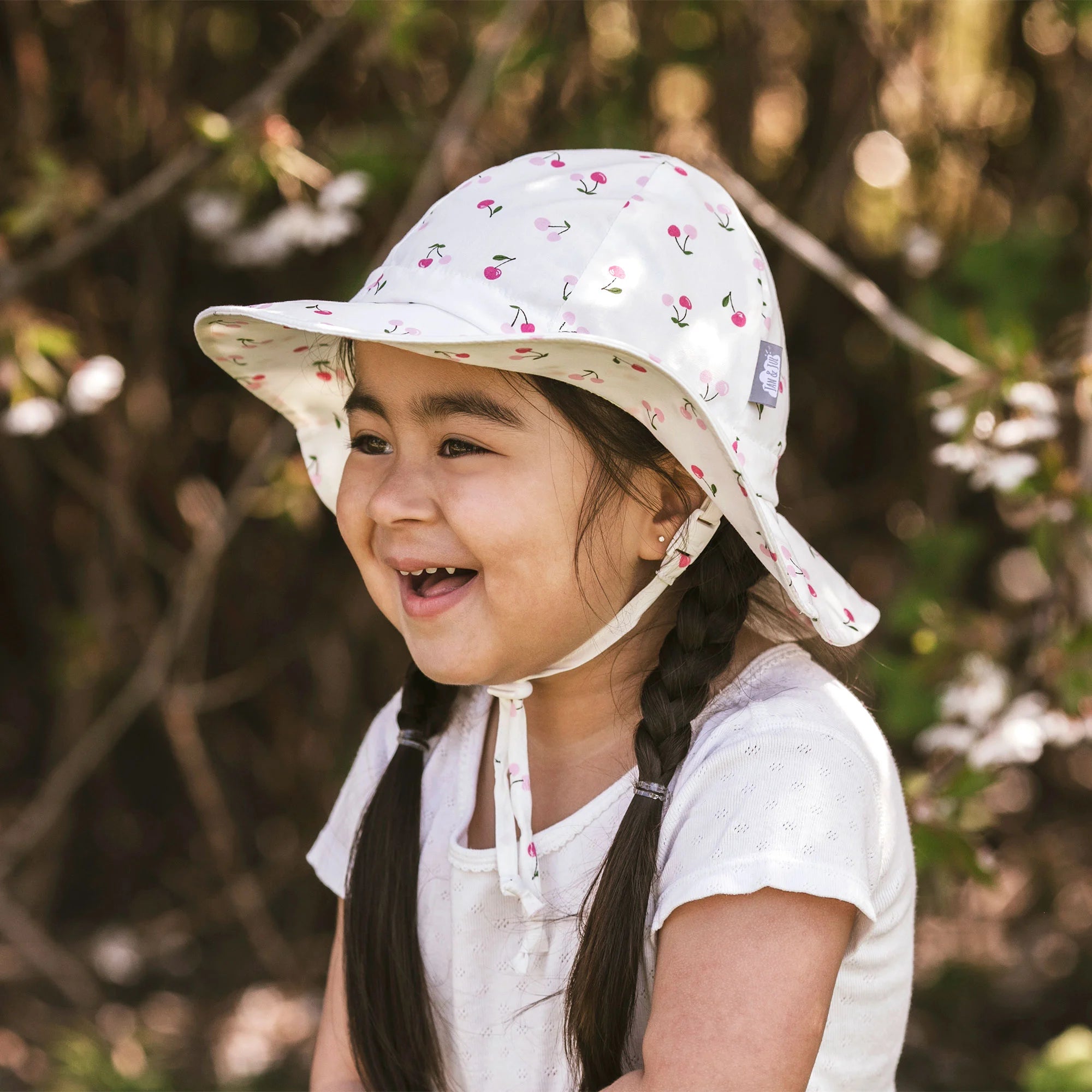 Jan & Jul Cotton Floppy Hat- Cherries