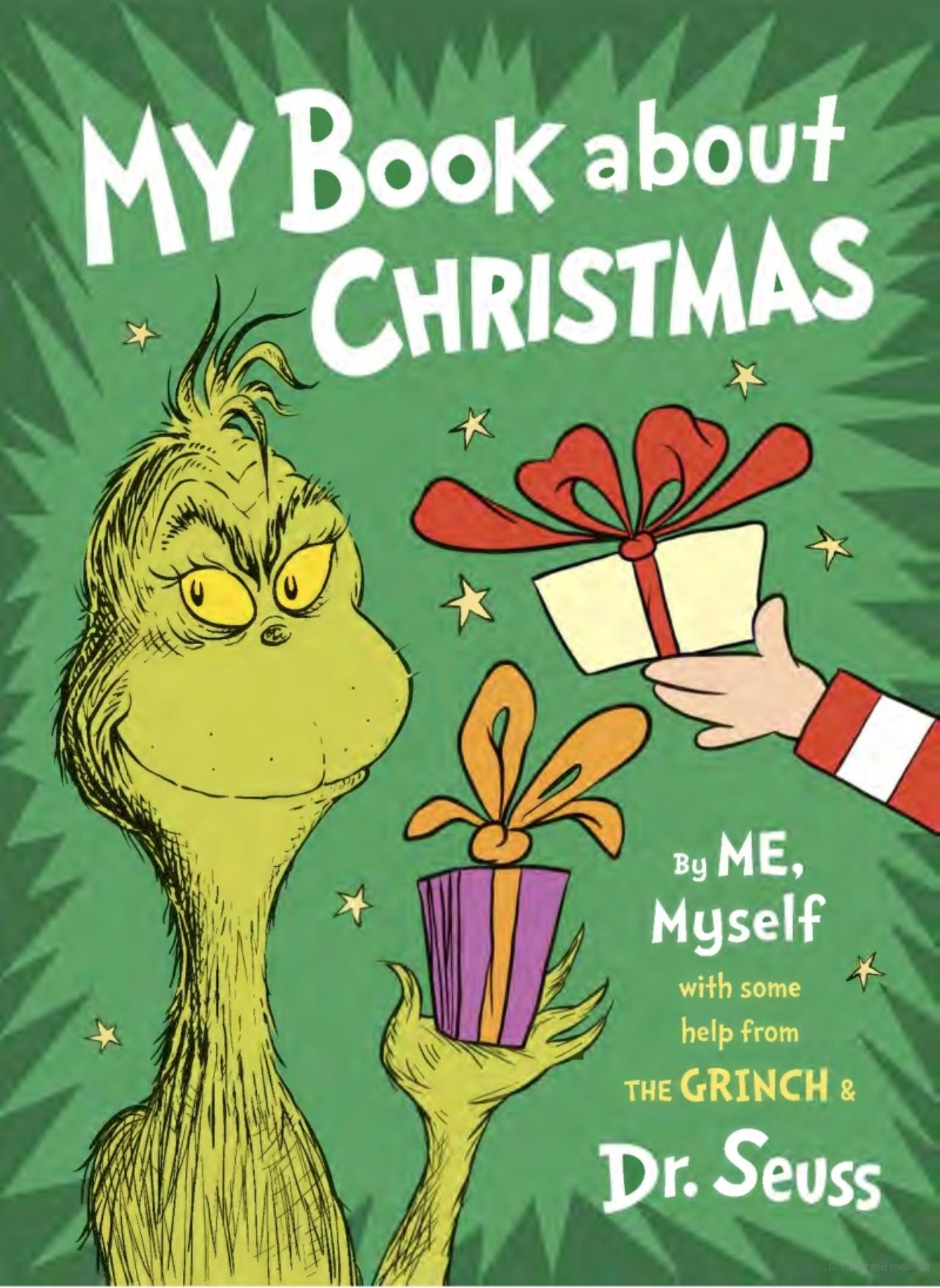My Book About Christmas by ME, Myself - Author Dr. Seuss
