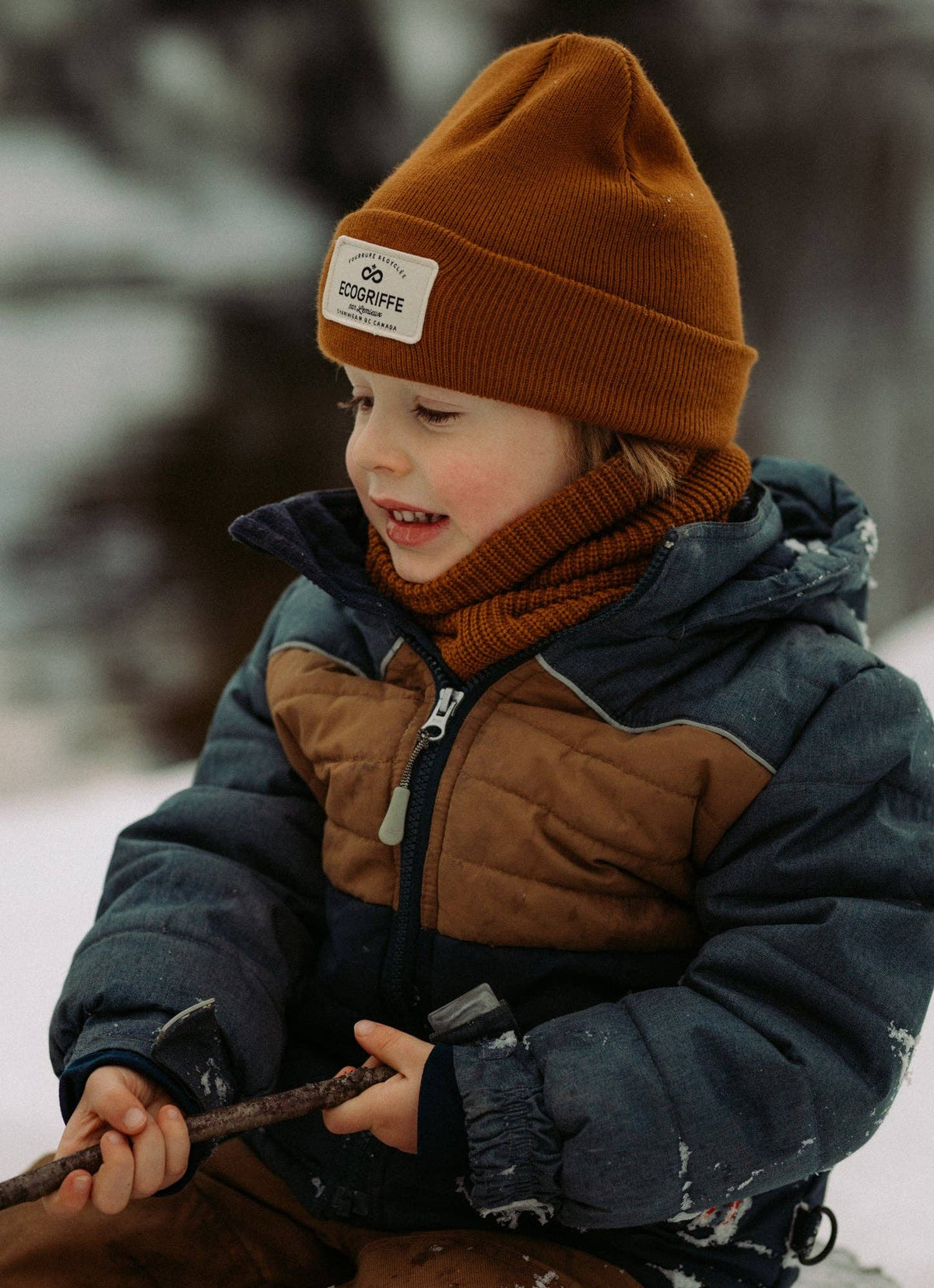 Brown Tradition Beanie - Junior Size