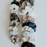 Assorted Earthy Neutral Scrunchies