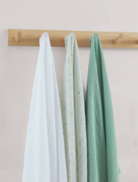 Piccolo Bambino- Muslin Swaddles 36" X 40"