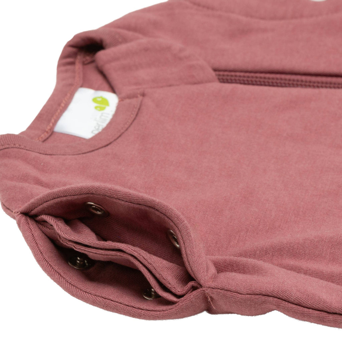 Perlimpinpin - Bamboo Newborn Sleep Sack - Raspberry (1.0 tog)