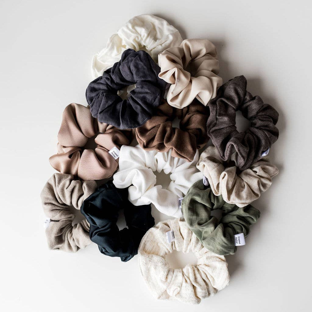 Assorted Earthy Neutral Scrunchies