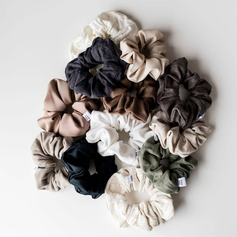 Assorted Earthy Neutral Scrunchies