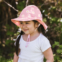 Jan & Jul Cotton Floppy Hat- Pink Daisy