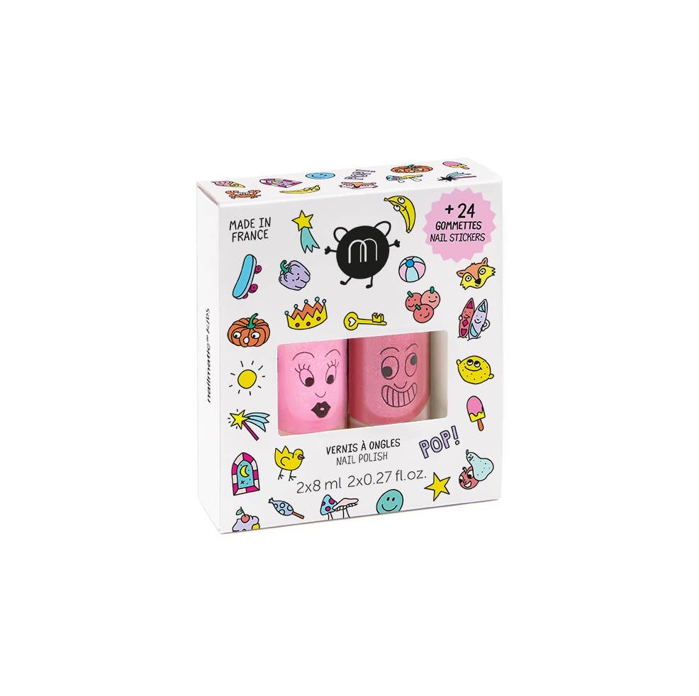 Nail Polish and Stickers Set - POP