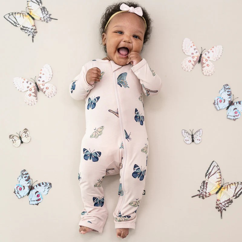 Kyte Baby -  "Blush Butterfly" Pajamas