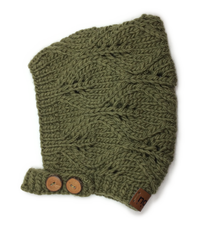 Nooks - Coastal Forest Merino Wool Knit Bonnet