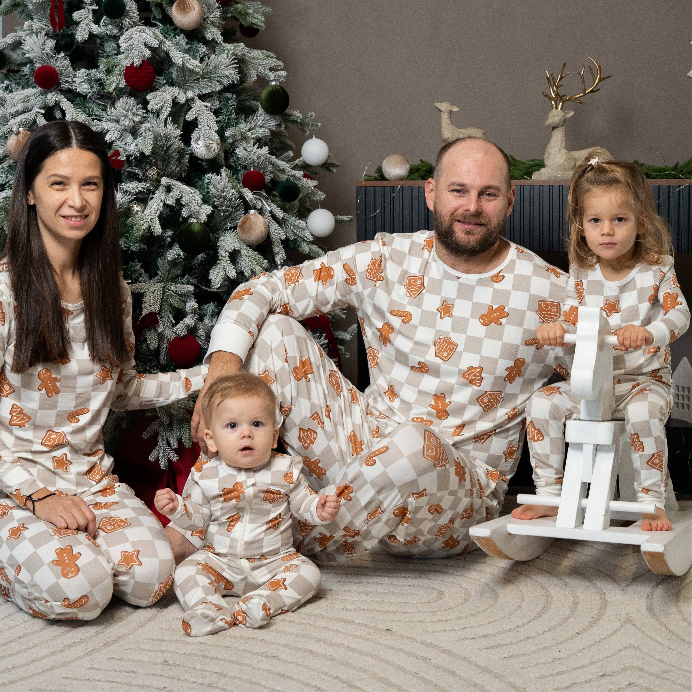 Silkberry - Gingerbread Party - Bamboo Footie