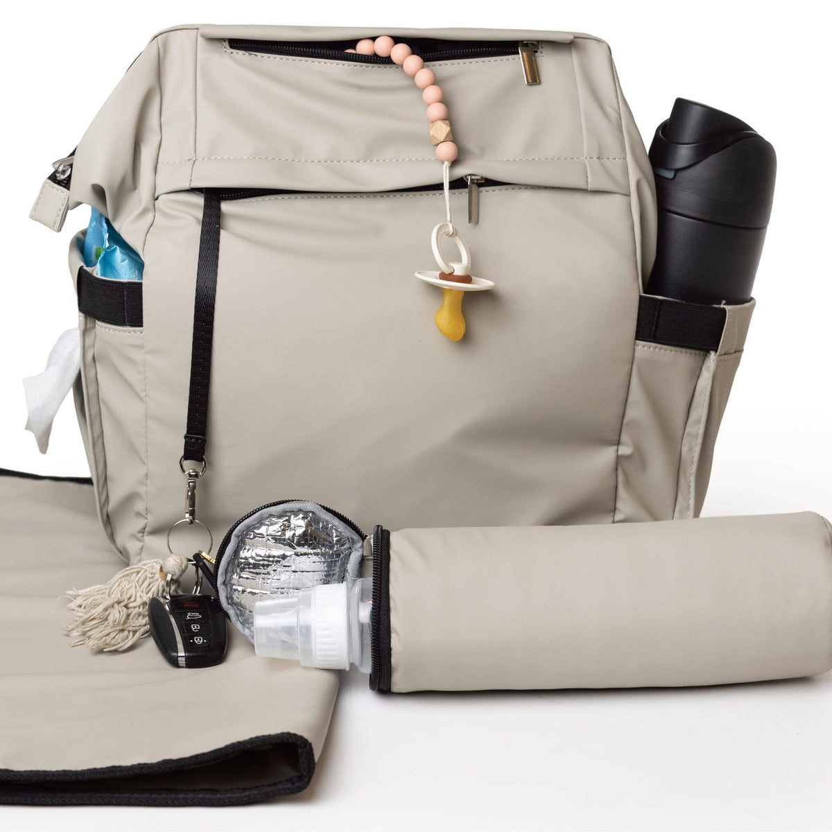 Perlimpinpin - Waterproof Diaper Bag - Sand