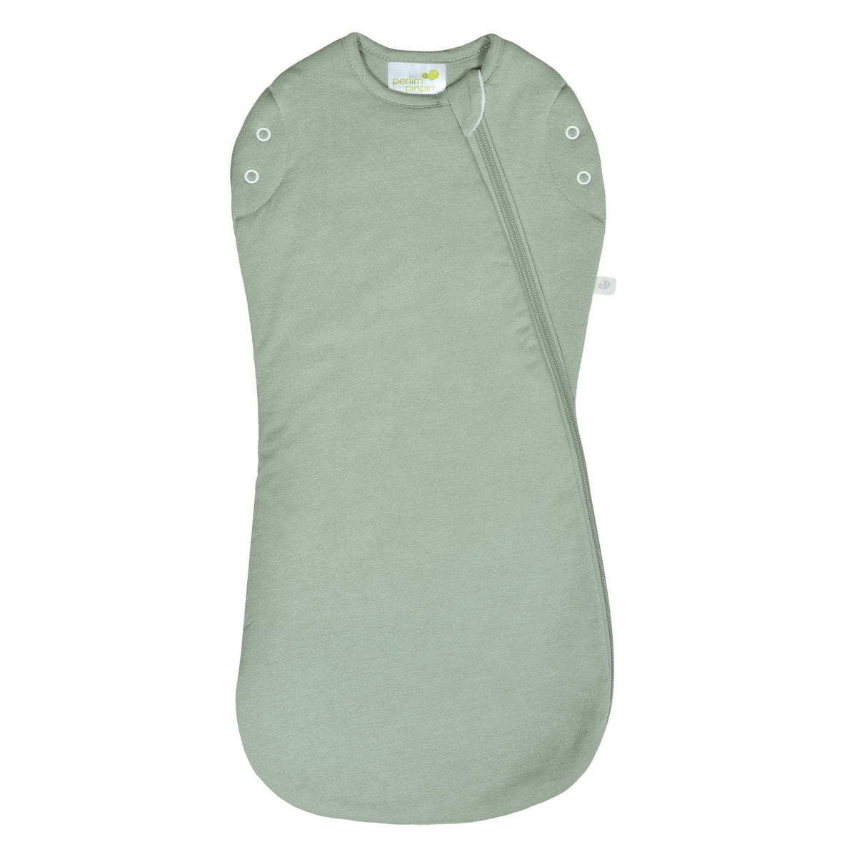 Perlimpinpin - Bamboo Newborn Sleep Sack - Moss Green (1.0 tog)