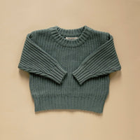 Minika Knit sweater - Fall green