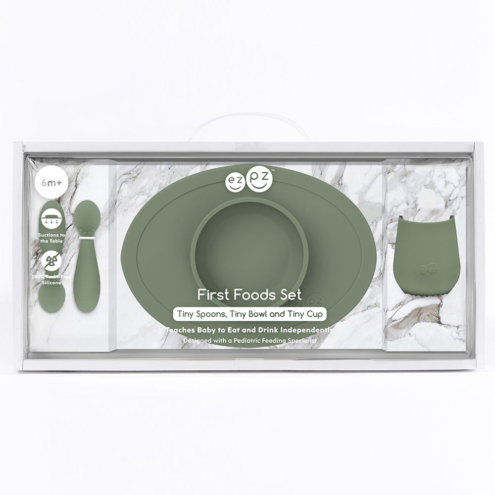 Ezpz First Foods Set- Olive