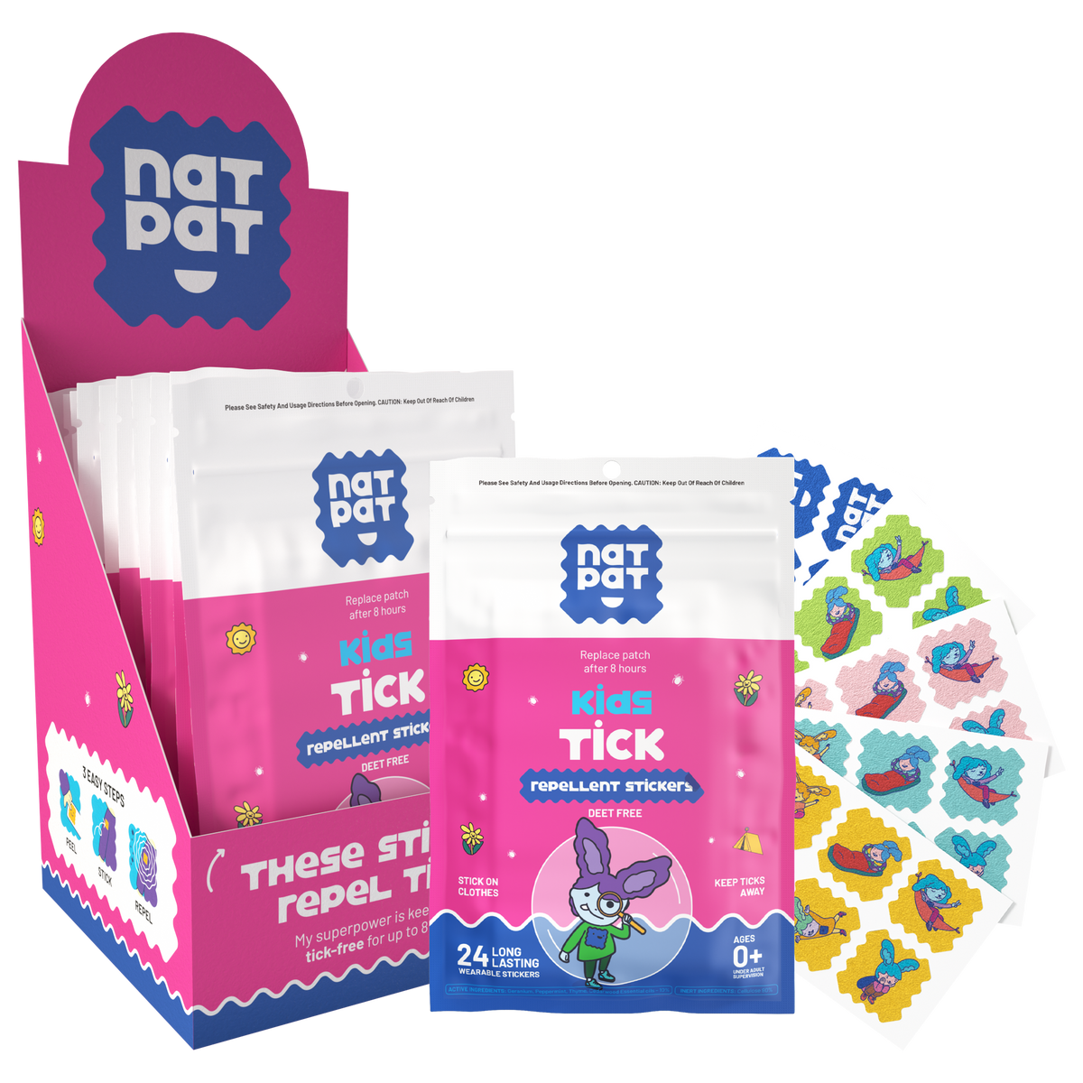 Tick Repellent Stickers