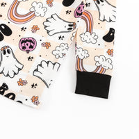 Fancy Prince- Pumpkin Ghost Rainbow Bamboo Long Sleeve Pajama Set